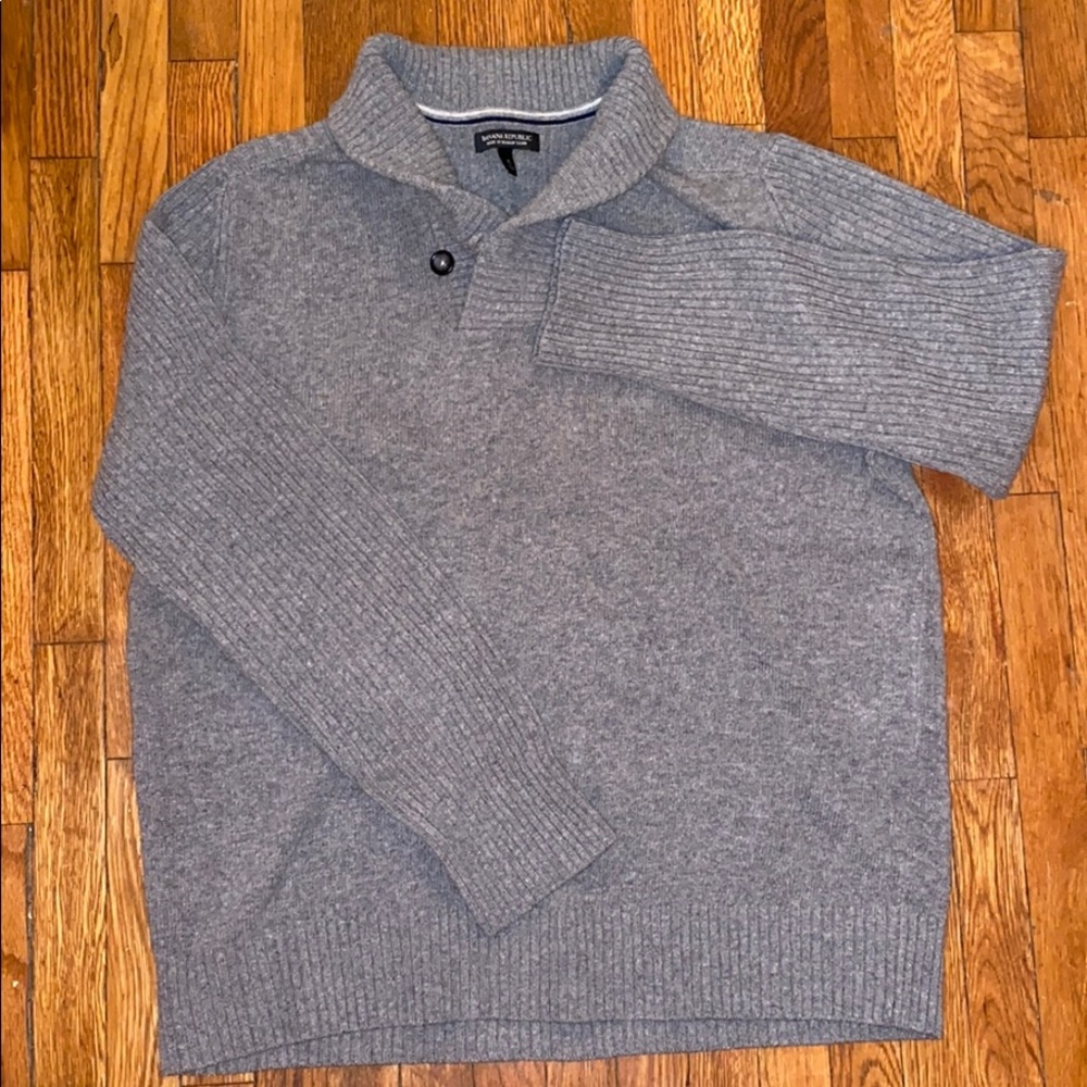 Banana Republic Shaw neck wool sweater